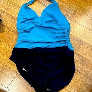 Lands End size 10, one piece bathing suit